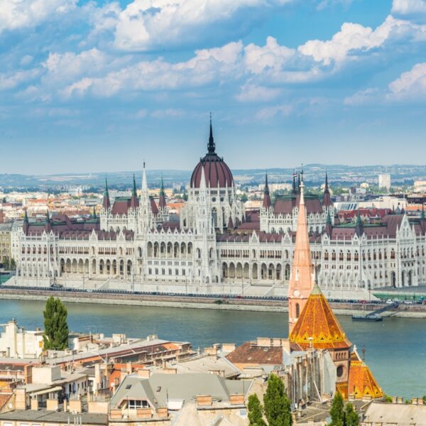 Parlamento ungherese sul fiume Danubio, Budapest, Ungheria