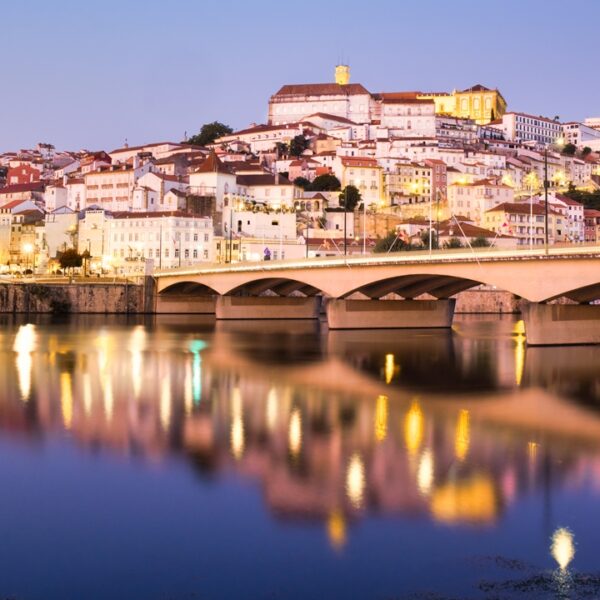 Coimbra al tramonto, Portogallo