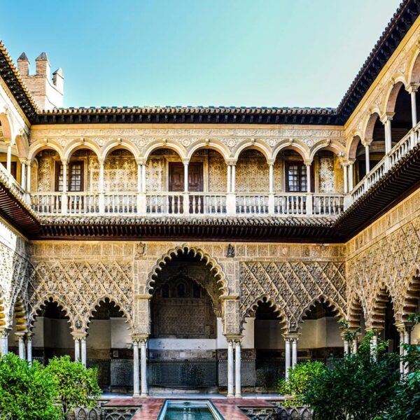 Cortile delle Fanciulle all'Alcázar di Siviglia, Spagna