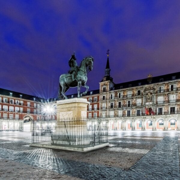 Plaza Mayor a Madrid, Spagna