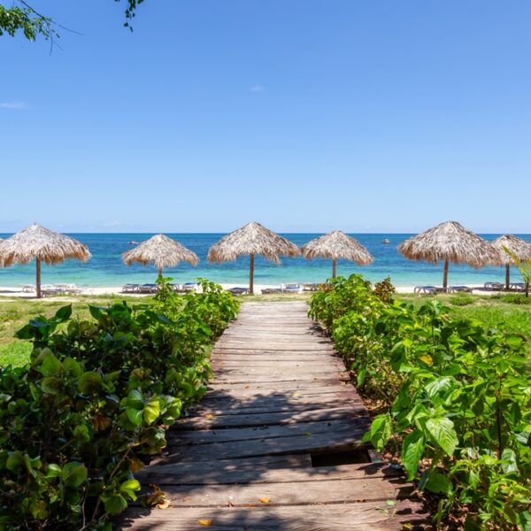 Spiaggia di Cuba, sul Mar dei Caraibi