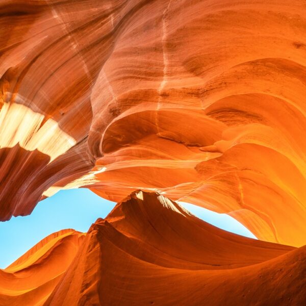 Antelope Canyon in terra Navajo, parco nazionale in Arizona, USA