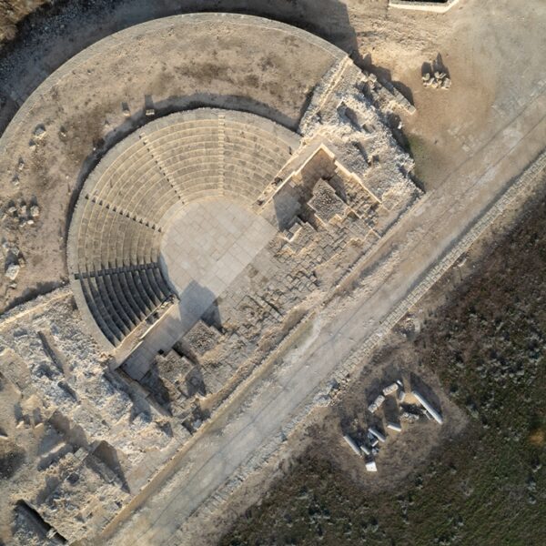 Rovine di un teatro greco a Pafos, Cipro