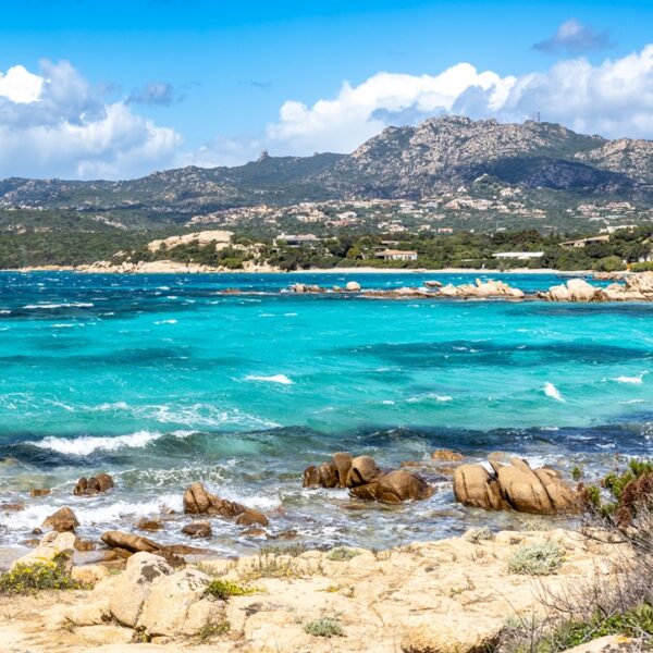 Spiaggia di Capriccioli in Costa Smeralda, Arzachena, Sardegna