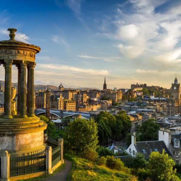 Panorama di Edimburgo, Scozia