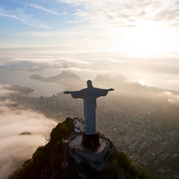 Statua del Cristo Redentore a Rio de Janeiro, Brasile