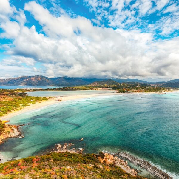 Spiaggia e laguna di Porto Giunco, Sardegna