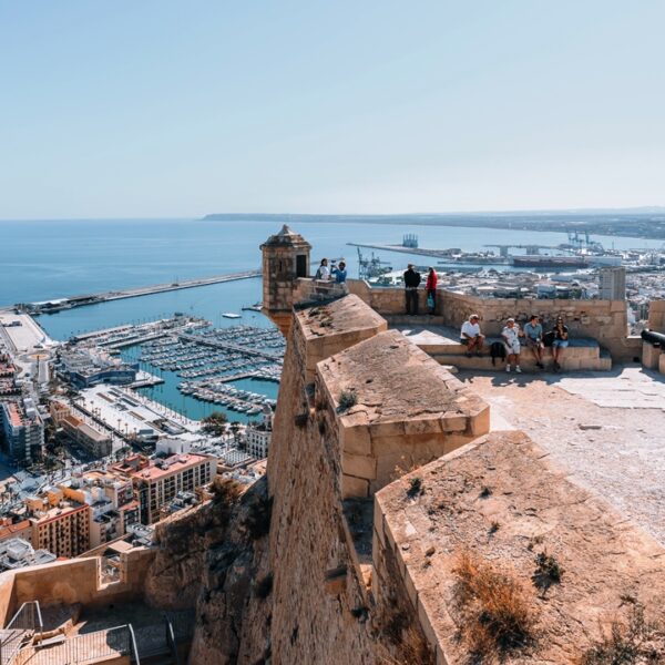 Castillo de Santa Barbara ad Alicante, Spagna