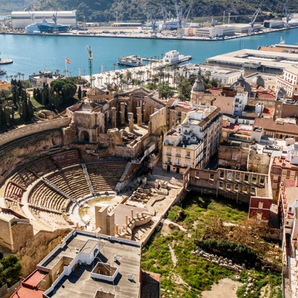 Teatro romano a Cartagena, Spagna