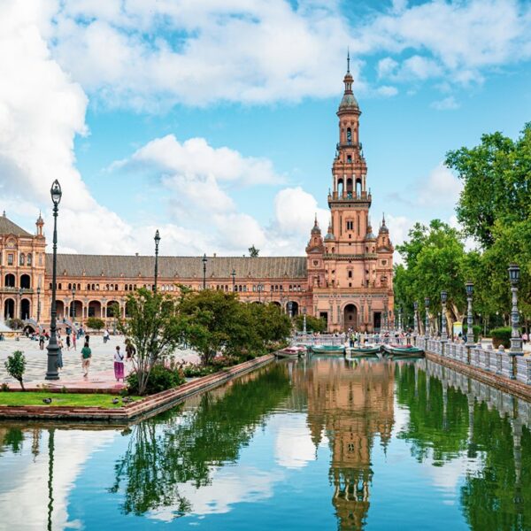 Plaza de España a Siviglia, Spagna