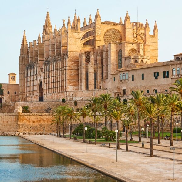 Cattedrale di Palma sull'isola di Palma di Maiorca, Baleari, Spagna